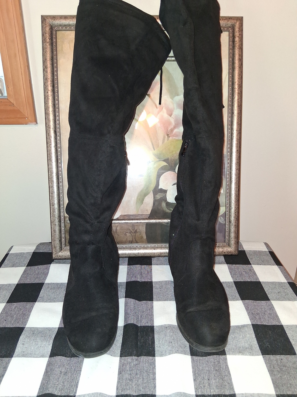 Black Over-the-Knee Women's Boots
